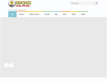Tablet Screenshot of kidicious.com